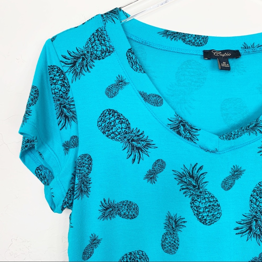 CUPIO Pineapple Panic Tee Top M - Picture 2 of 5